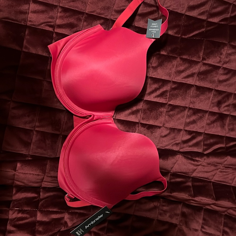 Brand new red Ambrielle bra 36DD